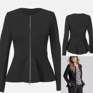 CABI Women’s Black Long Sleeve Tastemaker Crisscross Blazer Large Style #5850